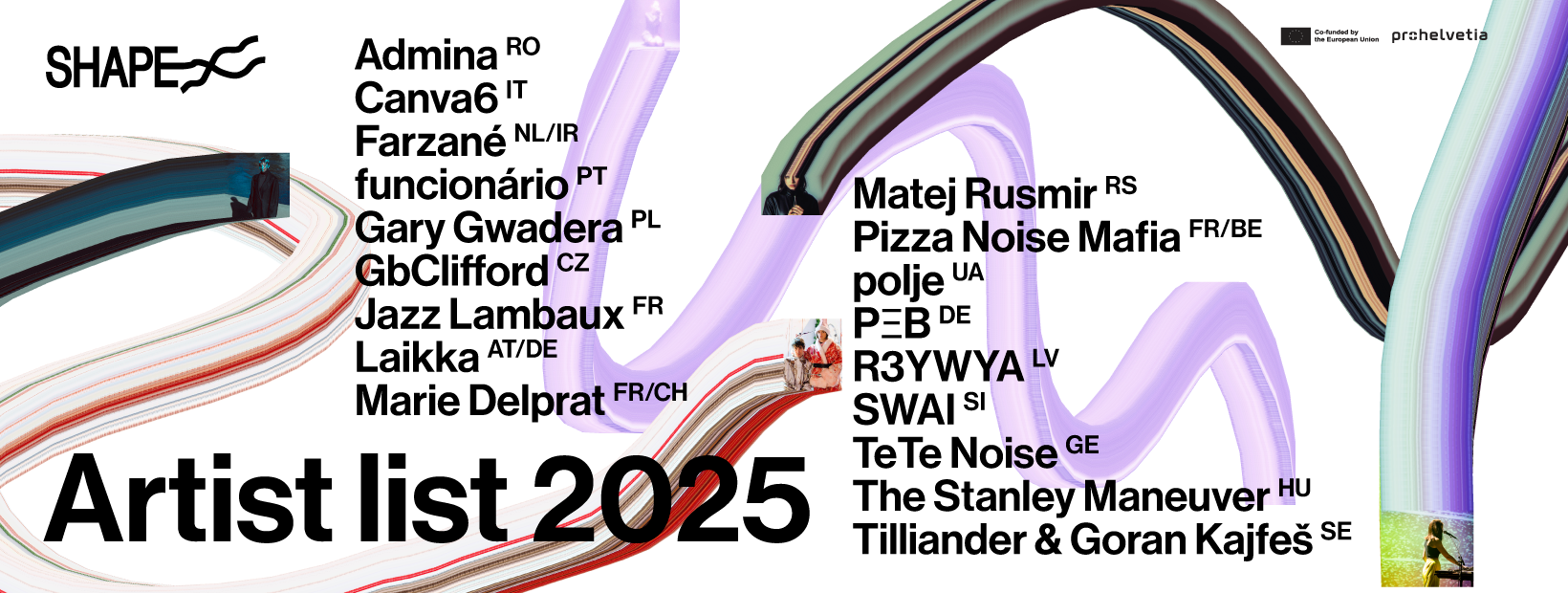 SHAPE+ announces its final artist list and new online compilation